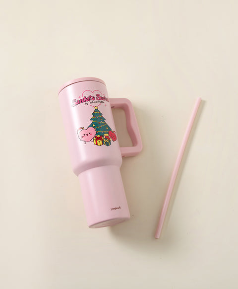 Santa's Secret Metal Tumbler