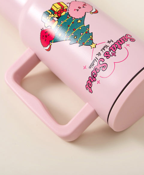 Santa's Secret Metal Tumbler