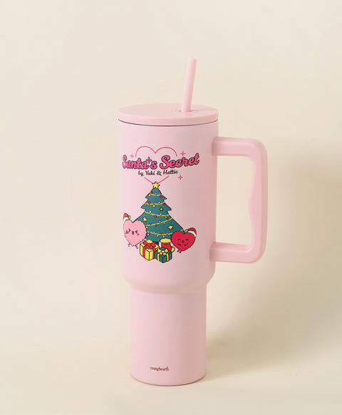 Santa's Secret Metal Tumbler