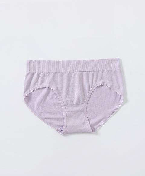 Smooth Seamless Knit Low Waist Midi Panties