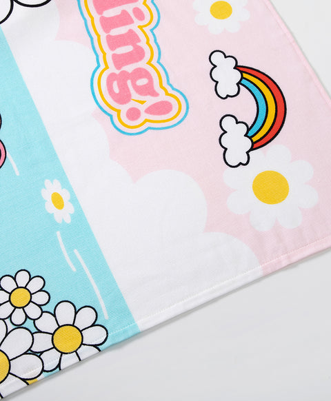 Keep Smiling Muslin Bath Towel