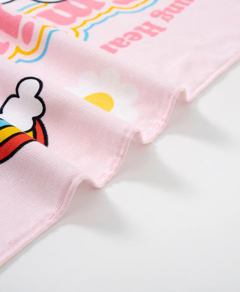 Keep Smiling Muslin Bath Towel