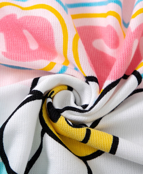 Keep Smiling Muslin Bath Towel