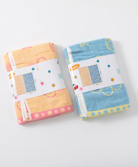 Keep Smiling Mono Bath Towel