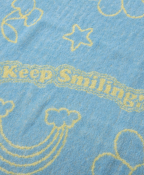 Keep Smiling Mono Bath Towel