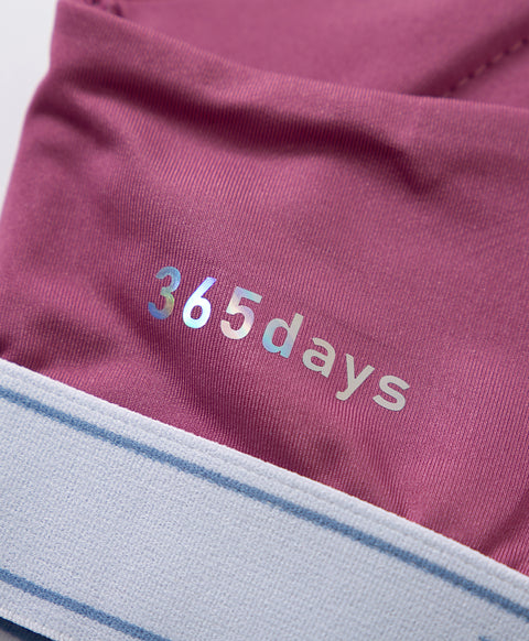 365 Days with Young Curves Athletic Aesthetic Medium Support Microfiber Cross Straps Cropback Pull Over Vest