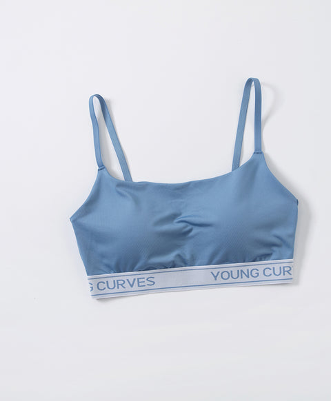 365 Days with Young Curves Athletic Aesthetic Light Support Microfiber U-back Pull Over Vest