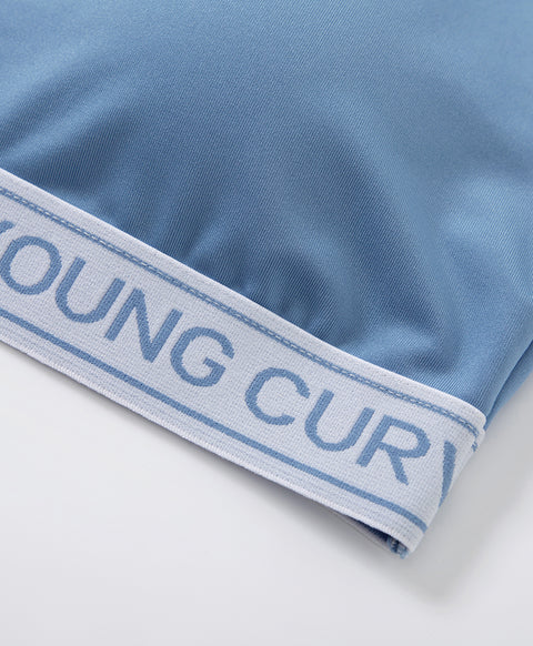 365 Days with Young Curves Athletic Aesthetic Light Support Microfiber U-back Pull Over Vest