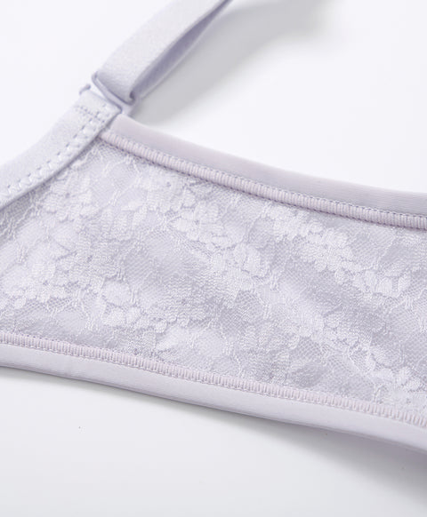 Comfy Feminine Wireless Triangle Lightly-Lined Bra