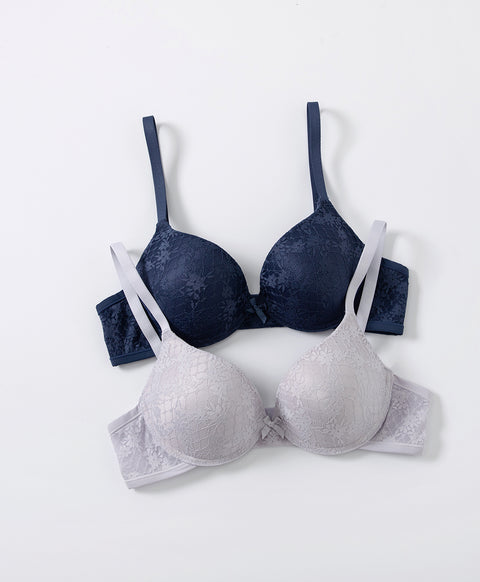 Comfy Feminine 3/4 Cup Underwired Push-up Bra