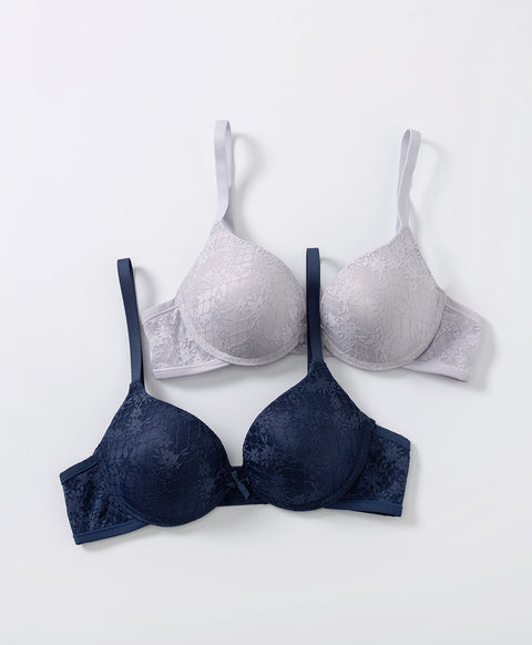 Comfy Feminine 3/4 Cup Underwired Push-up Bra