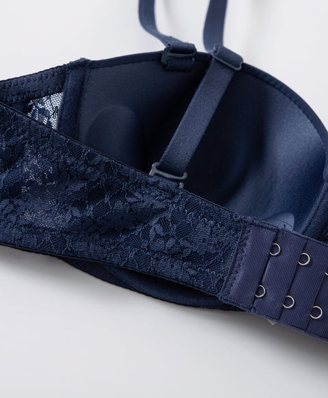 Comfy Feminine 1/2 Cup Push-Up Underwired Multiway Bra