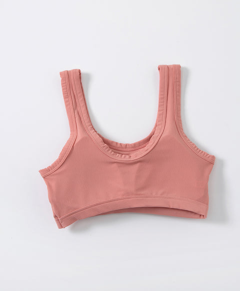 Seamless Rib Pull-over U-Back Vest