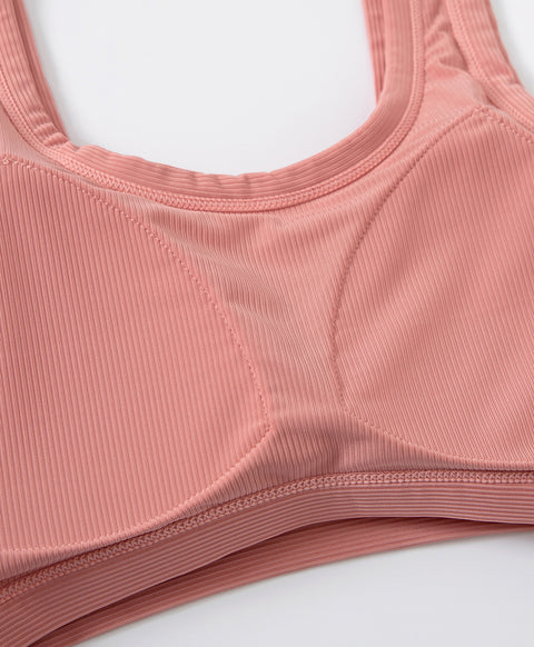 Seamless Rib Pull-over U-Back Vest