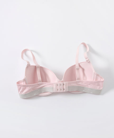 Viscose Contrast Cute Underbust Band 3/4 Cup Wired Bra