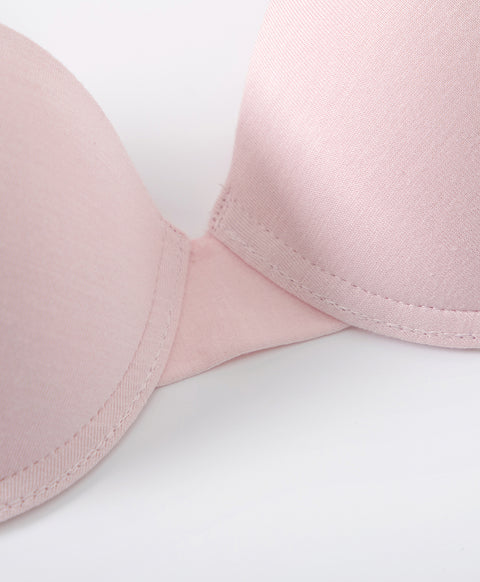 Viscose Contrast Cute Underbust Band 3/4 Cup Wired Bra