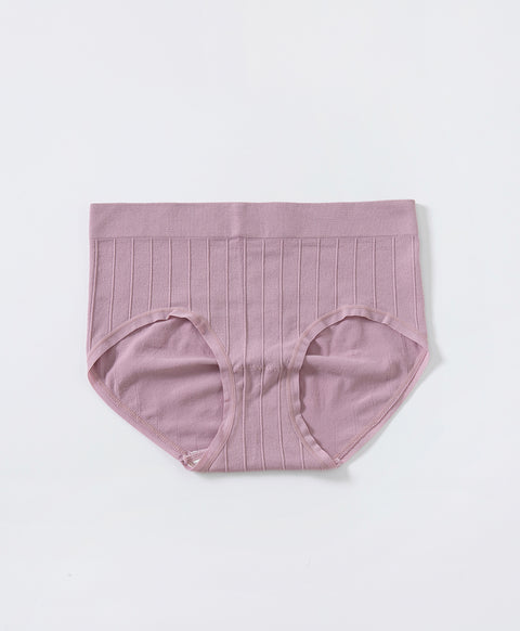 Seamless Knit Flow Mid Waist Hipster Panties