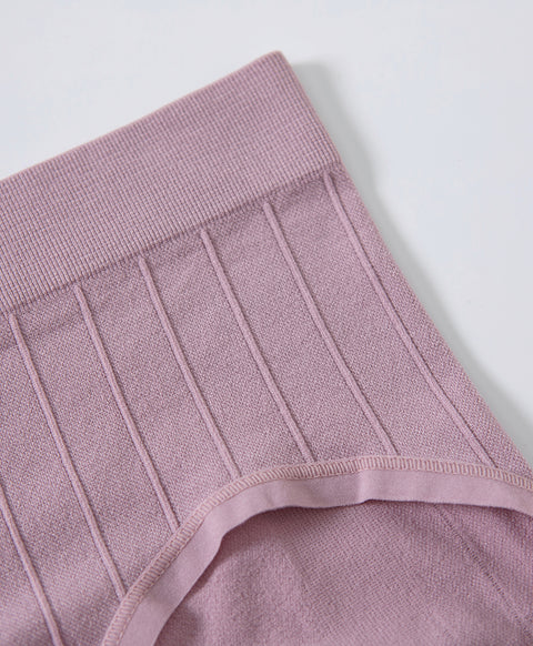 Seamless Knit Flow Mid Waist Hipster Panties