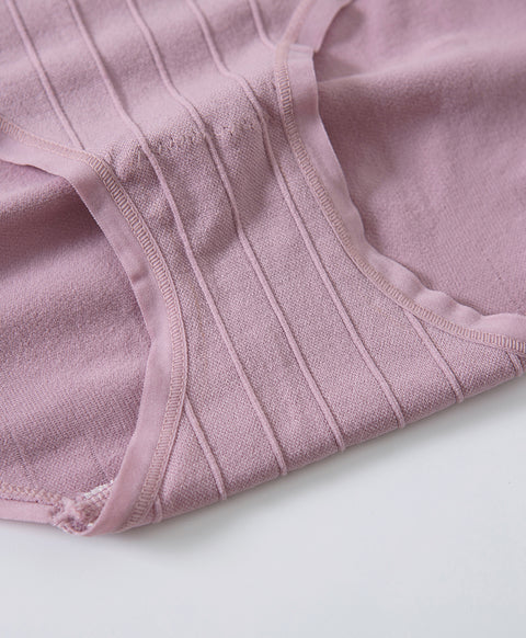 Seamless Knit Flow Mid Waist Hipster Panties