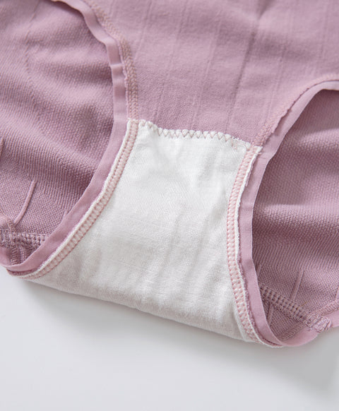 Seamless Knit Flow Mid Waist Hipster Panties