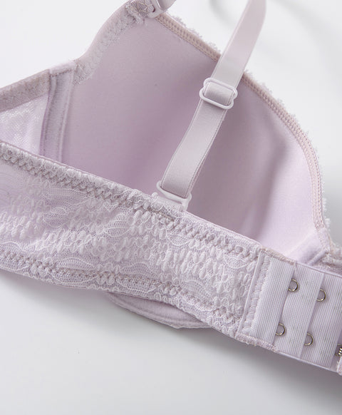 Elegant Floral Lace Underwired 3/4 Cup Bra