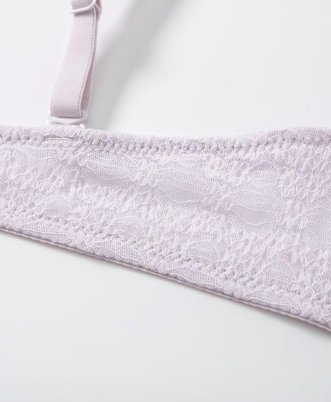 Elegant Floral Lace Underwired 3/4 Cup Bra