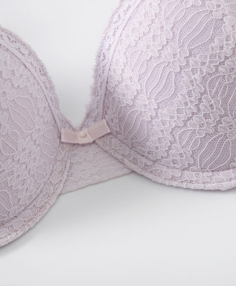 Elegant Floral Lace Underwired 3/4 Cup Bra