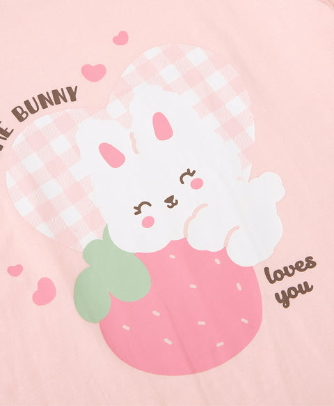 Junior Checkers Bunny GIRLS Sleep Dress