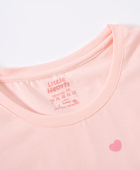 Junior Checkers Bunny GIRLS Top & Shorts PJ Set