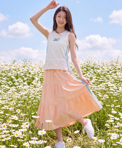 Stay Bloom Midi Skirt