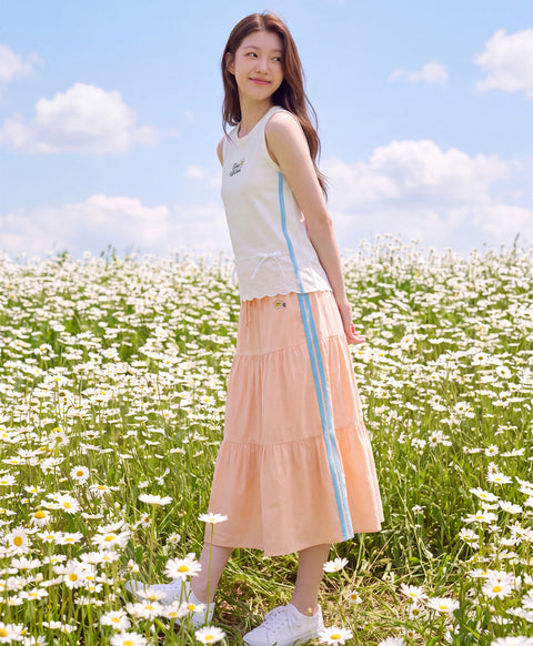 Stay Bloom Midi Skirt