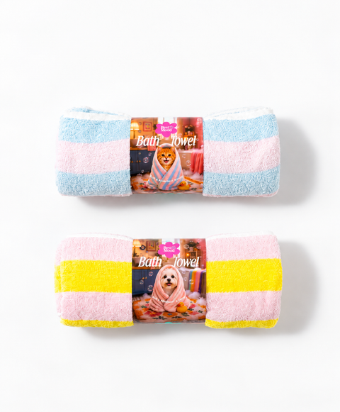 BedMood Cremo & Mello Stripe Cotton Bath Towel (1pc)