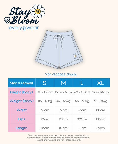 Stay Bloom Drawstring Sweatshorts