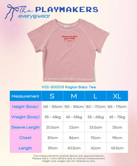 The Playmakers Raglan Baby Tee