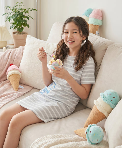 Junior Heart Gelato Short Sleeves Tee Sleep Dress
