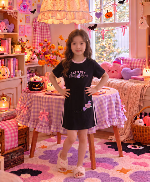 Junior Let's Get Spooky Potion Short Sleeves Sleep Dress