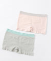 Soft Pique Seamless Boxshorts Panties 2pcs Set