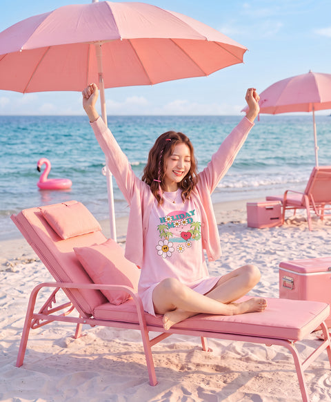 Resort of Heart Short Sleeves Tee Sleep Dress