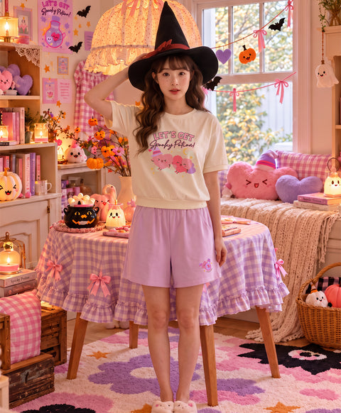 Let's Get Spooky Potion Short Sleeves Top & Shorts Set