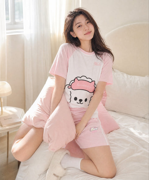 Morning Harmony Short Sleeves Top & Shorts Set