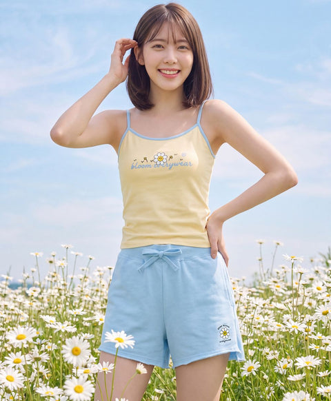 Stay Bloom Drawstring Sweatshorts
