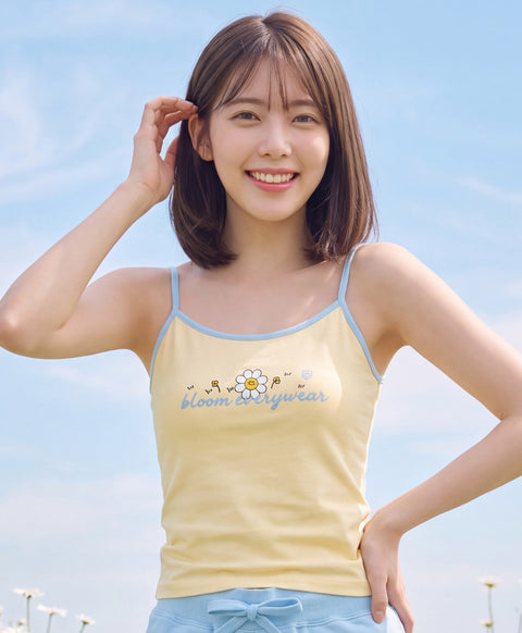 Stay Bloom Padded Contrast Camisole Top