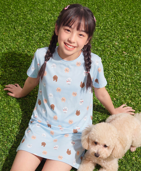 Junior Gentle Harmony Short Sleeves Sleep Dress