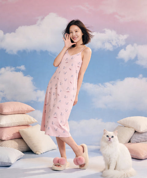 Catitude-ing Cami Long Dress
