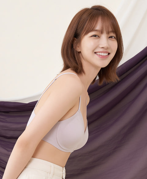 Misty Bloom Seamless Wireless V-Neck Bra