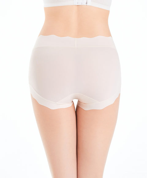 One Size Super Stretchable Seamless Mid Waist Hipster Panties