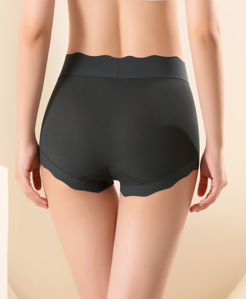 One Size Super Stretchable Seamless Mid Waist Hipster Panties
