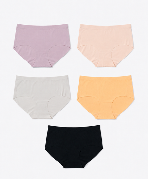 Marshmallow Kiss Mid Waist Hipster Panties