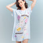 Joyful Moment Microfiber Short Sleeves Sleep Dress