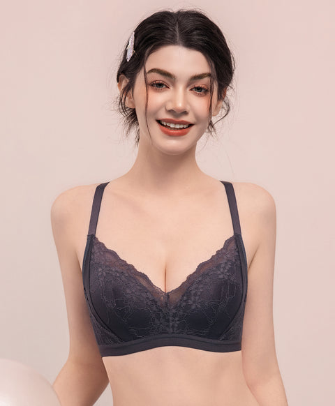 Lacey Dynamic U-Back Wireless Bralette with Back Hooks